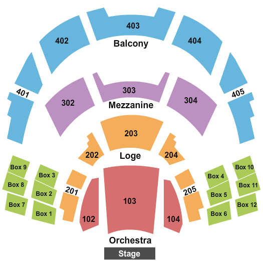 The Show Diana Ross Seating Chart